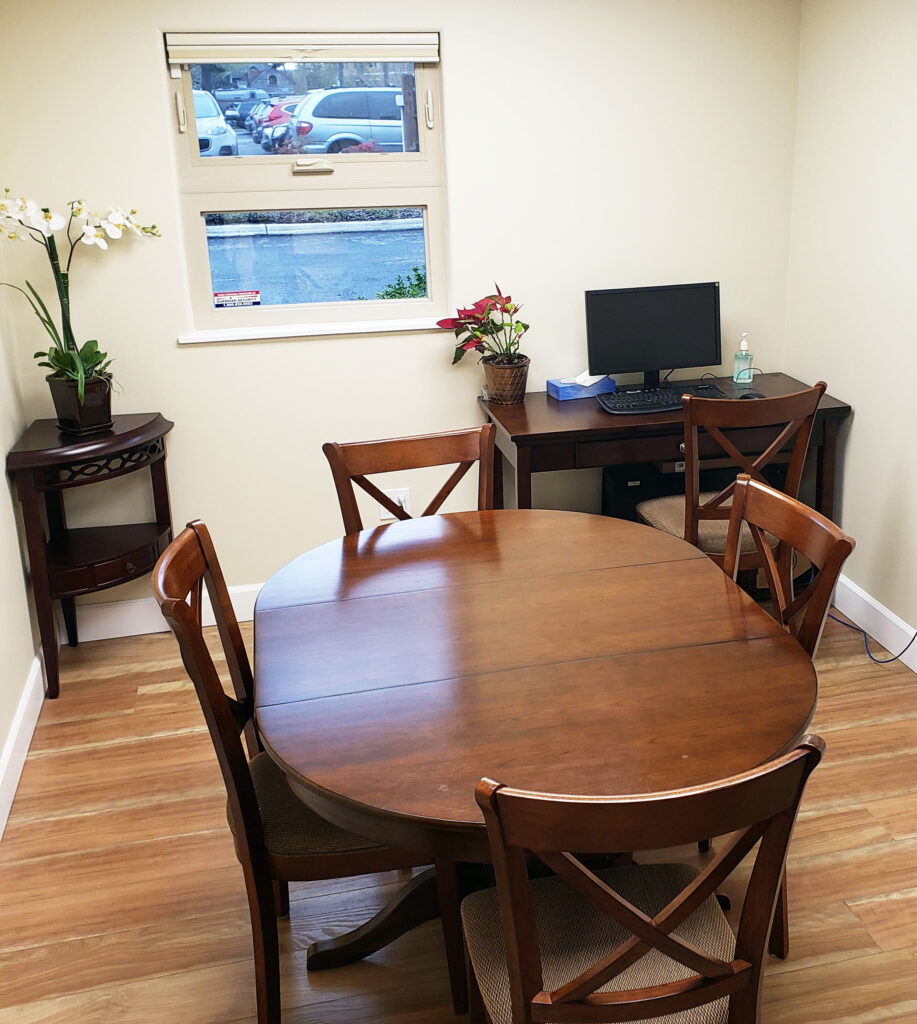 Our dental practice consulting room.