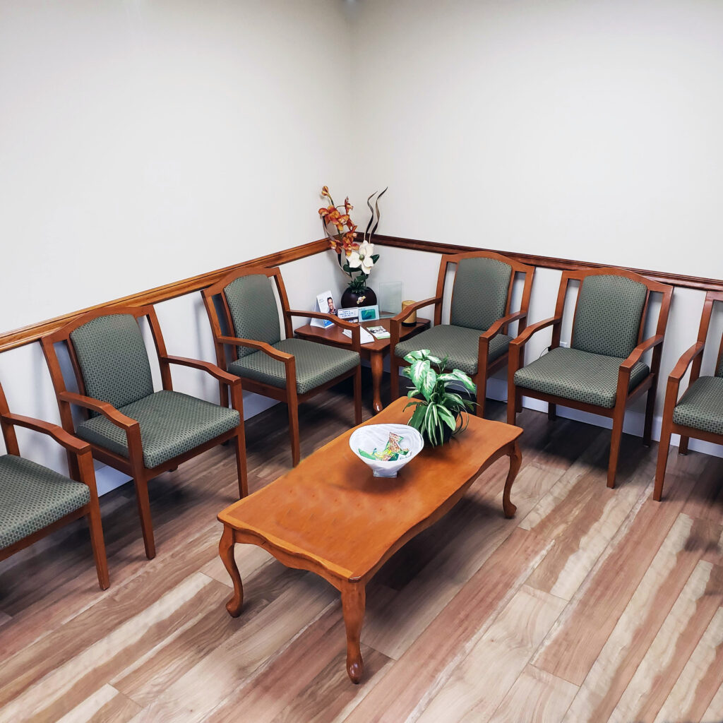 Our dental practice waiting room